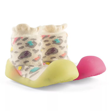 Детски иновативни обувки, променящи цвета си на слънце Leopard, размер XL/18-24 м, 135 мм